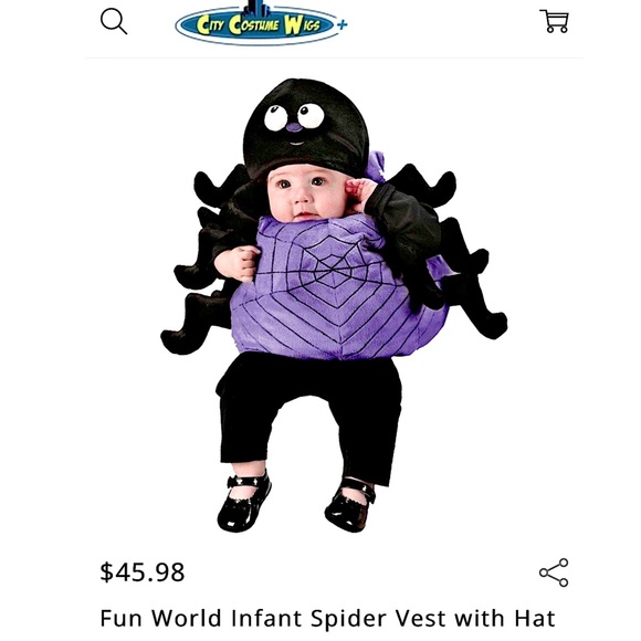 PURPLE SPIDER COSTUME - Picture 8 of 13